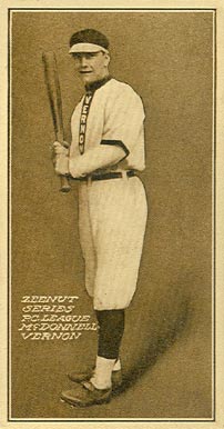 1911 Zeenut Pacific Coast League McDonnell # Baseball Card