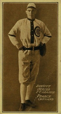 1911 Zeenut Pacific Coast League Pearce # Baseball Card