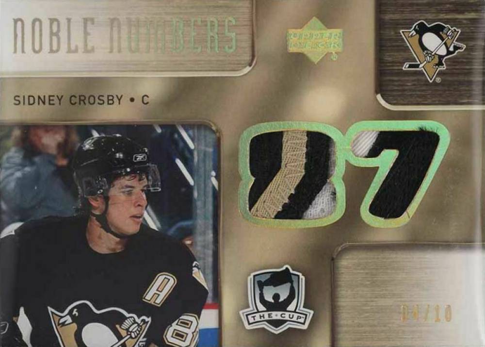 2005 Upper Deck the Cup Noble Numbers Alexander Ovechkin/Sidney Crosby #DNN-CO Hockey Card