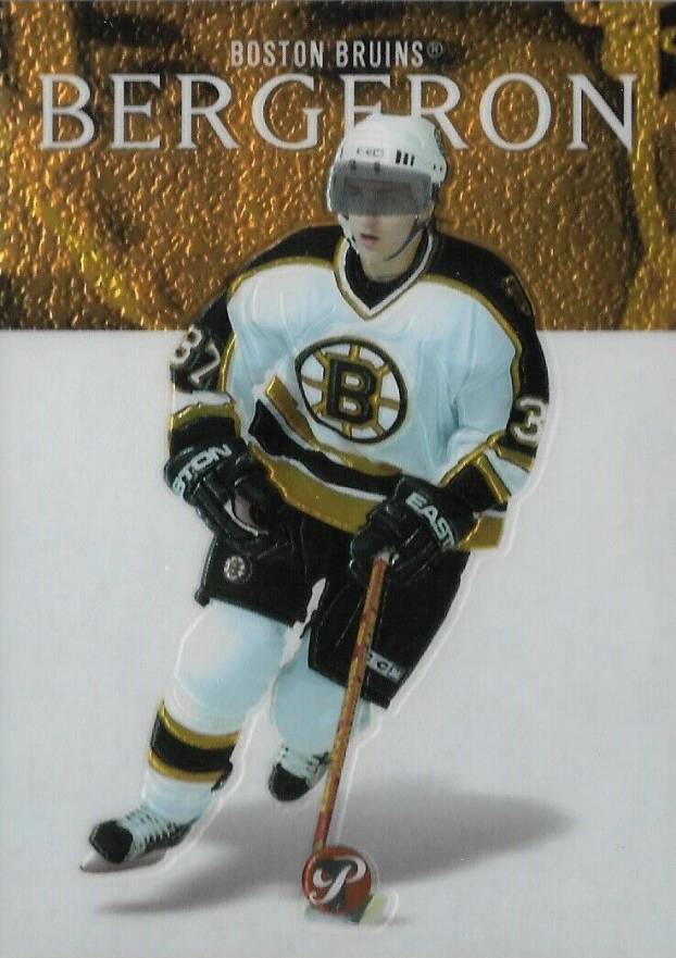 At Auction: 2006 Patrice Bergeron Game Used Card
