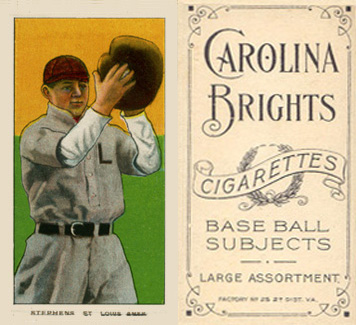 1909 White Borders Carolina Brights Stephens, St. Louis Amer. #465 Baseball Card