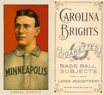 1909 White Borders Carolina Brights Pickering, Minneapolis #394 Baseball Card