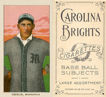 1909 White Borders Carolina Brights Oberlin, Minneapolis #362 Baseball Card