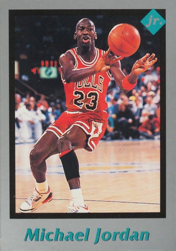 1991 Tuff Stuff Jr. Michael Jordan #25 Basketball Card