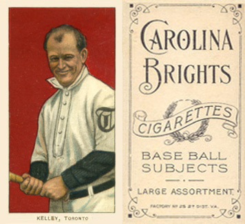 1909 White Borders Carolina Brights Kelley, Toronto #249 Baseball Card