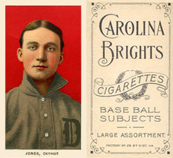 1909 White Borders Carolina Brights Jones, Detroit #239 Baseball Card