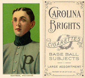 1909 White Borders Carolina Brights Hoffman, Povidence #217 Baseball Card