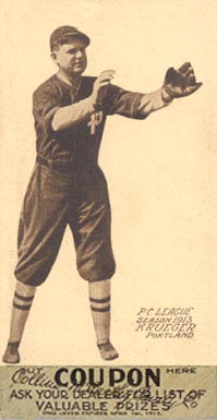 1913 Zeenut  Krueger # Baseball Card