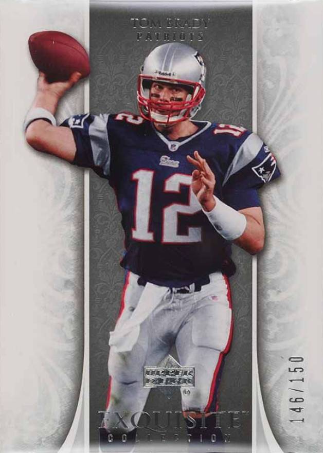 2006 Upper Deck Exquisite Collection Tom Brady	 #35 Football Card