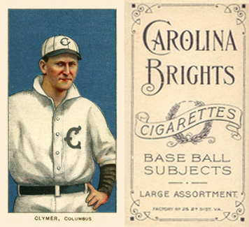 1909 White Borders Carolina Brights Clymer, Columbus #94 Baseball Card