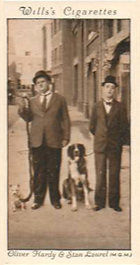 1931 W.D. & H.O. Wills Cinema Stars-3rd Series Laurel & Hardy #7 Non-Sports Card