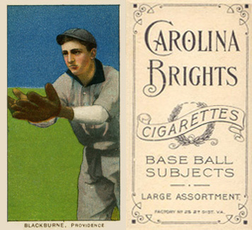1909 White Borders Carolina Brights Blackburne, Providence #42 Baseball Card