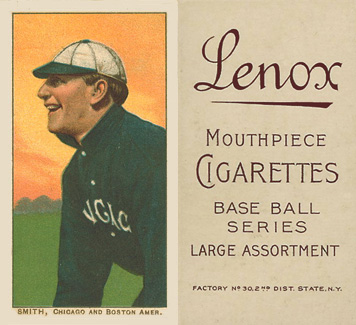 1909 White Borders Lenox-Brown Smith, Chicago and Boston Amer. #449 Baseball Card