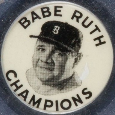 1935 Quaker Oats Champions Pin Babe Ruth # Baseball Card
