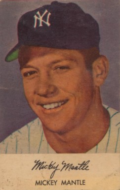 1953 Briggs Meats Mickey Mantle #14 Baseball Card