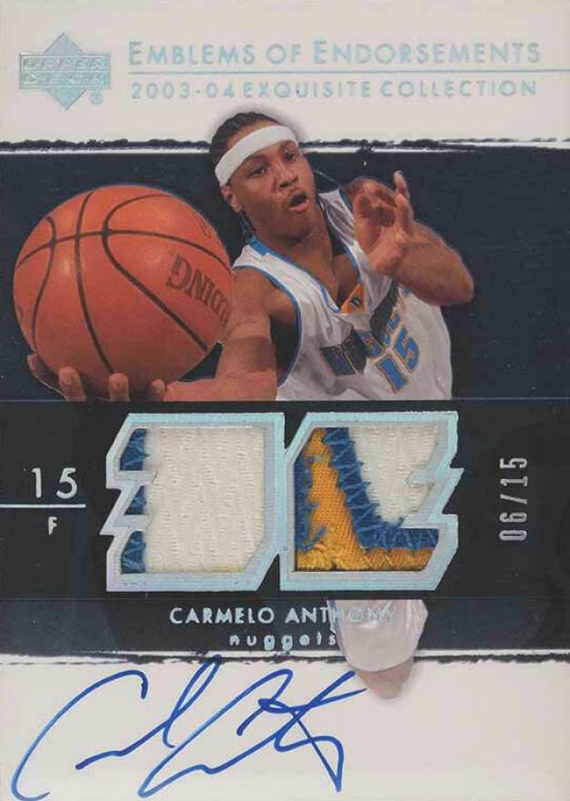 Carmelo Anthony Basketball Cards