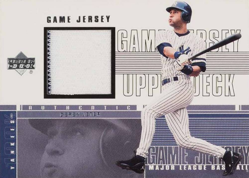 2001 Upper Deck Game Jersey Derek Jeter #CDJ Baseball Card
