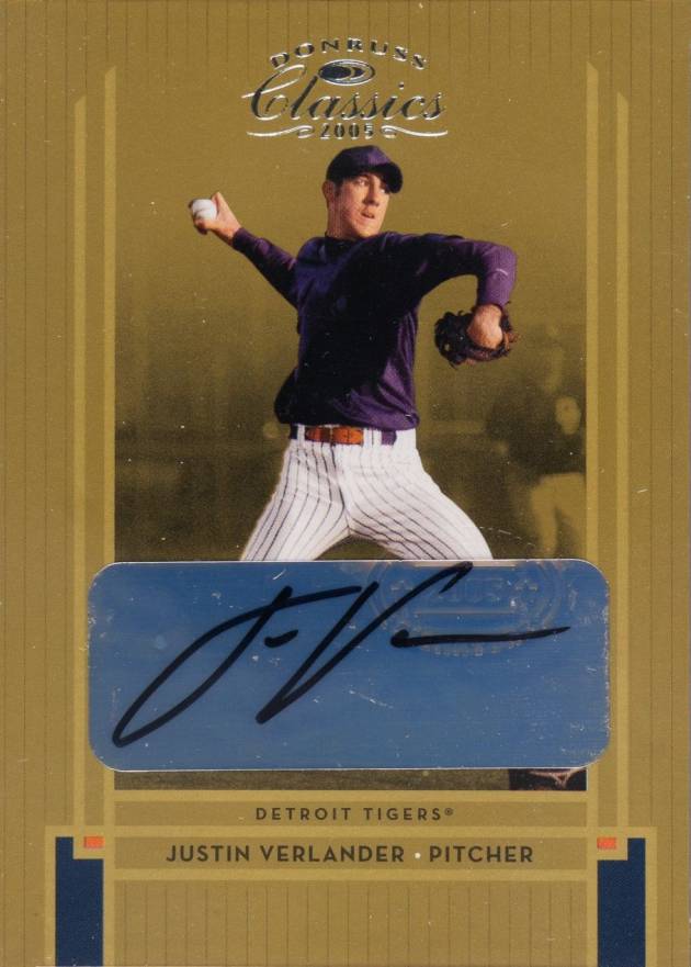 2005 Donruss Classics Justin Verlander #201 Baseball Card