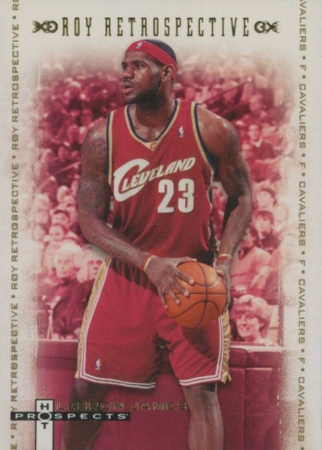 2007 Fleer Hot Prospects LeBron James #61 Basketball Card