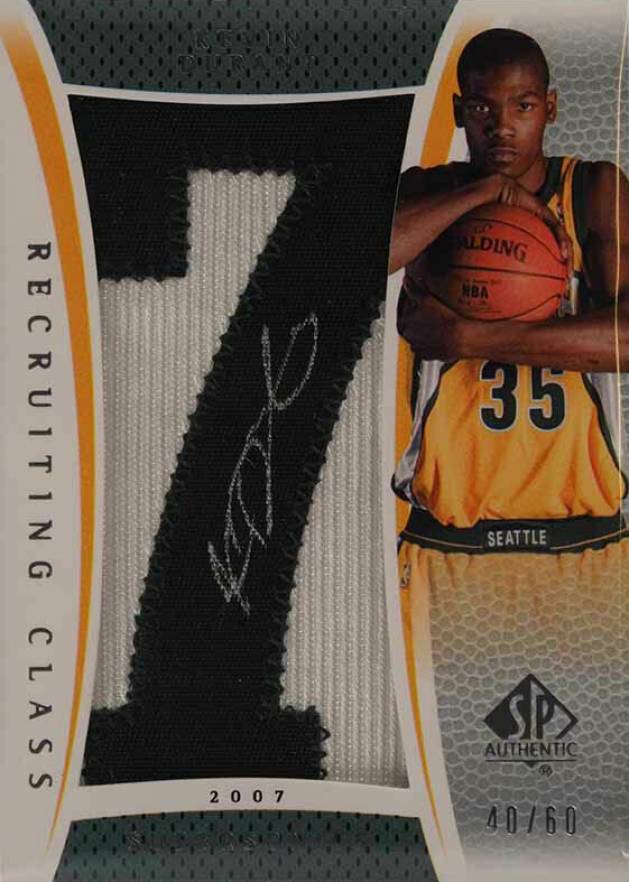 2007 SP Authentic Recruiting Class 2007 Kevin Durant #RC-KD Basketball Card
