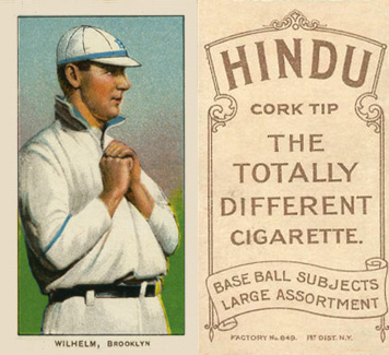 1909 White Borders Hindu-Brown Wilhelm, Brooklyn #508 Baseball Card