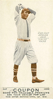 1915 Zeenut  Ables # Baseball Card