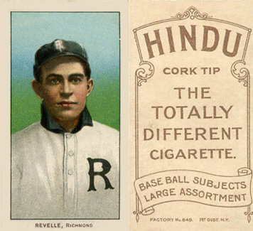 1909 White Borders Hindu-Brown Revelle, Richmond #408 Baseball Card