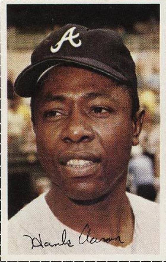 1971 Dell Today's Team Stamps Hank Aaron # Baseball Card