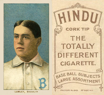 1909 White Borders Hindu-Brown Lumley, Brooklyn #291 Baseball Card