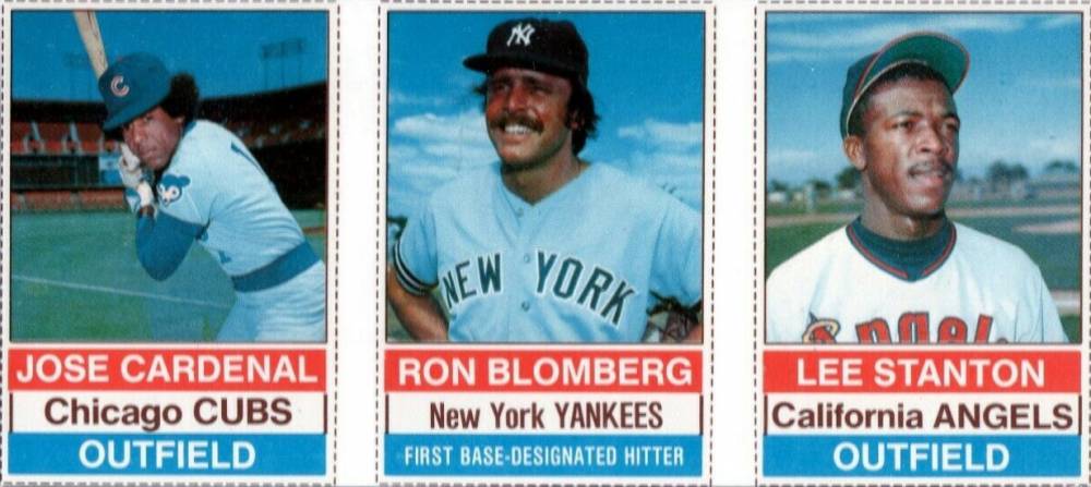 1976 Hostess Cardenal/Bomberg/Stanton # Baseball Card