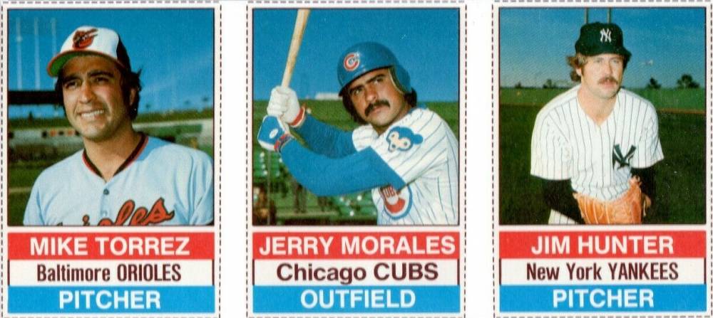 1976 Hostess Torrez/Morales/Hunter # Baseball Card