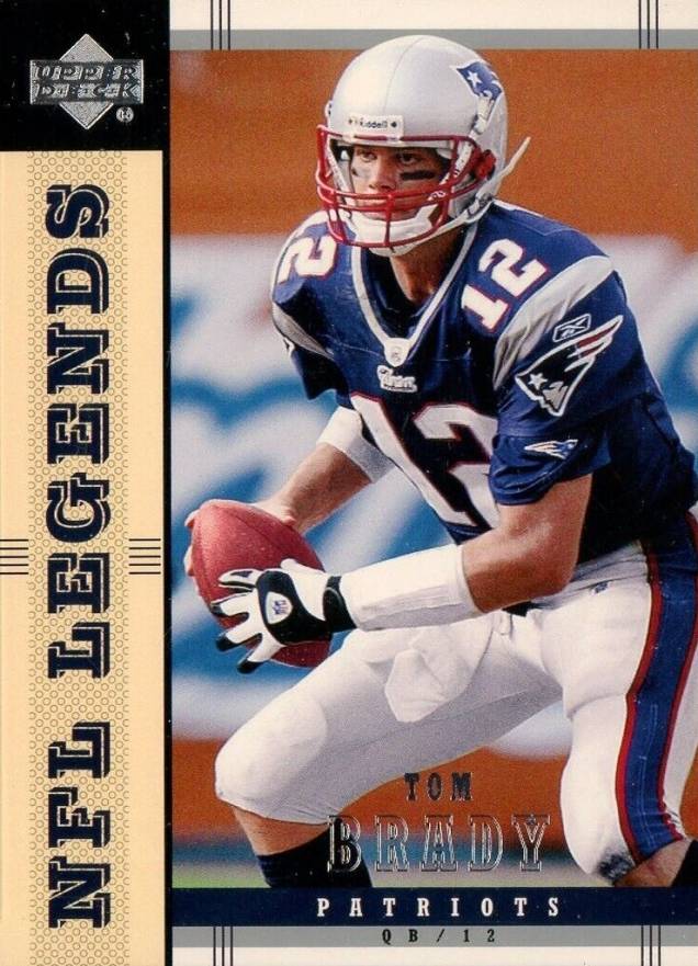 2004 Upper Deck Legends Tom Brady #51 Football Card