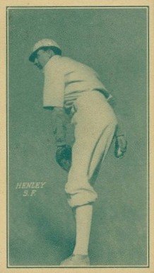 1911 Pacific Coast Biscuit Henley # Baseball Card