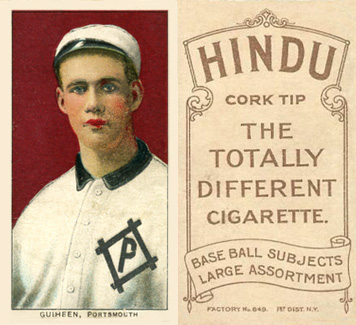 1909 White Borders Hindu-Brown Guiheen, Portsmouth #199 Baseball Card