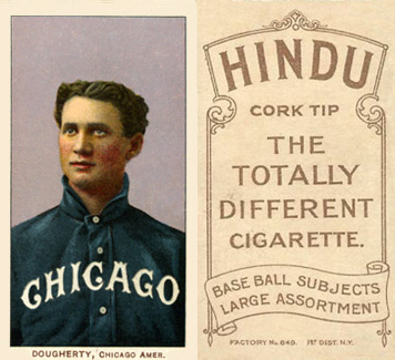 1909 White Borders Hindu-Brown Dougherty, Chicago Amer. #143 Baseball Card