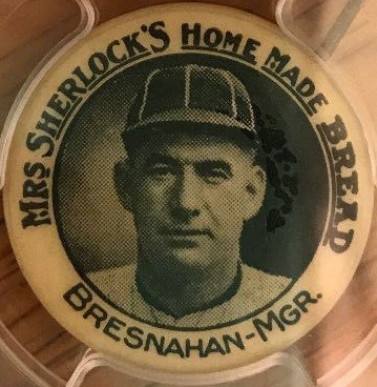 1920 Mrs. Sherlock Bread Pins  Roger Bresnahan # Baseball Card