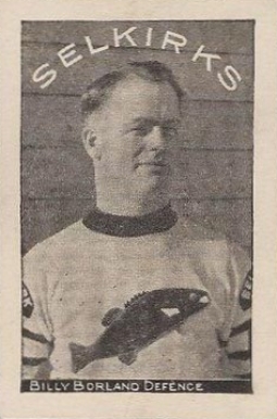 1924 Crescent Selkirks Billy Borland #14 Hockey Card