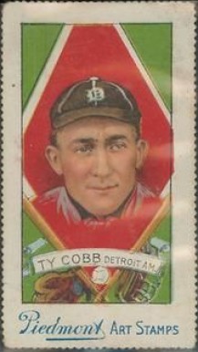 1914 Piedmont Art Stamps Ty Cobb #26 Baseball Card