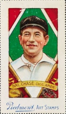 1914 Piedmont Art Stamps Hal Chase # Baseball Card