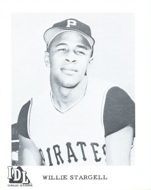 1963 I.D.L. Drug Store Pittsburgh Pirates Willie Stargell # Baseball Card