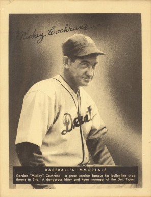 1948 Leaf Premium Mickey Cochrane # Baseball Card