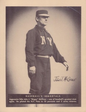 1948 Leaf Premium John McGraw # Baseball Card