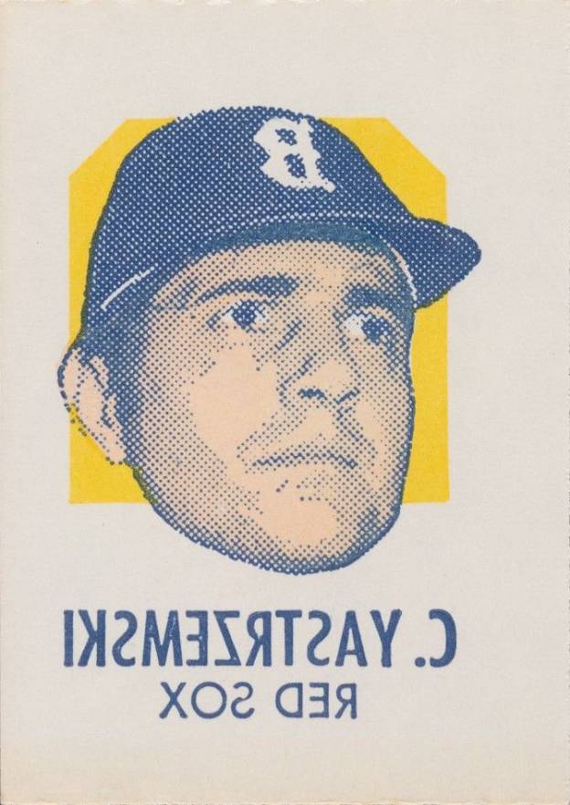 1971 Topps Tattoos Perforated Carl Yastrzemski # Baseball Card