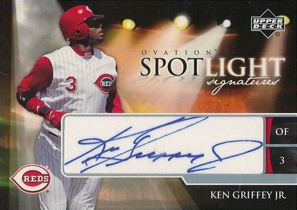 2006 Upper Deck Ovation Spotlight Signatures Ken Griffey Jr. #SS-KG1 Baseball Card