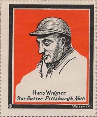 1915 Postaco Stamps Honus Wagner # Baseball Card