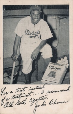 1948 Old Gold Cigarettes Jackie Robinson # Baseball Card