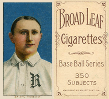 1909 White Borders Broadleaf 350  Batch, Rochester #23 Baseball Card
