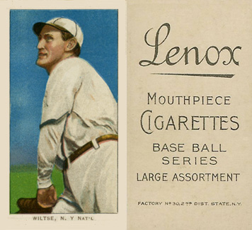 1909 White Borders Lenox-Black Wiltse, N.Y. Nat'L #517 Baseball Card