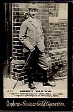 1901 Ogden's Ltd. Guinea Gold Harry Vardon #476 Golf Card