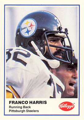 1982 Kellogg's Franco Harris # Football Card